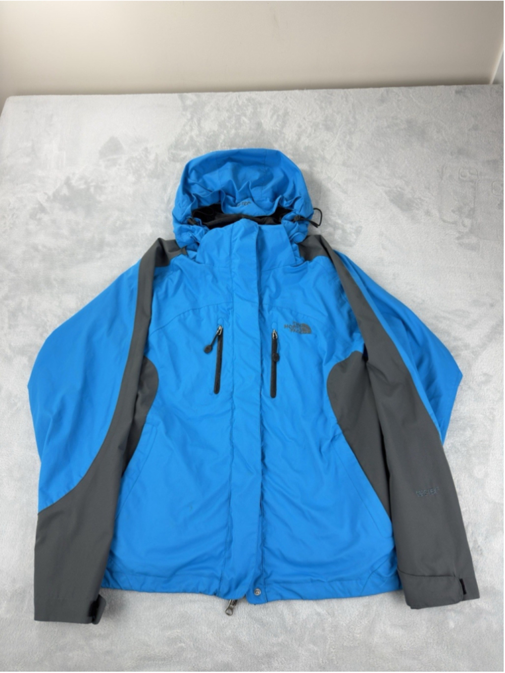 North Face Summit Series Gore-Tex Blue Lightweight Jacket Women XL